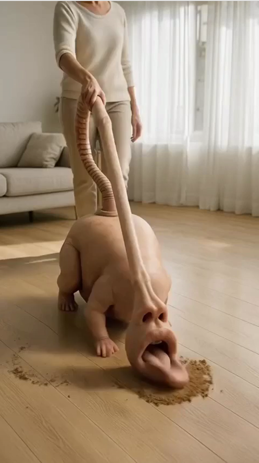 Human Vacuum - Strange AI movie on immersai