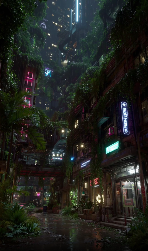 Nature Always Takes Over - Fantasy AI movie on immersai