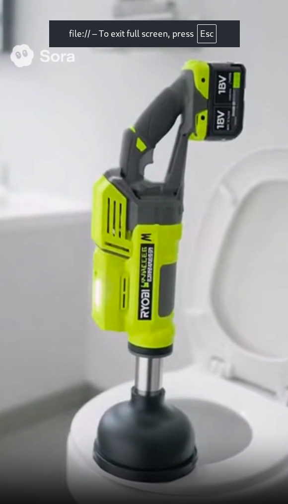 Power Plunger - Commercial AI movie on immersai